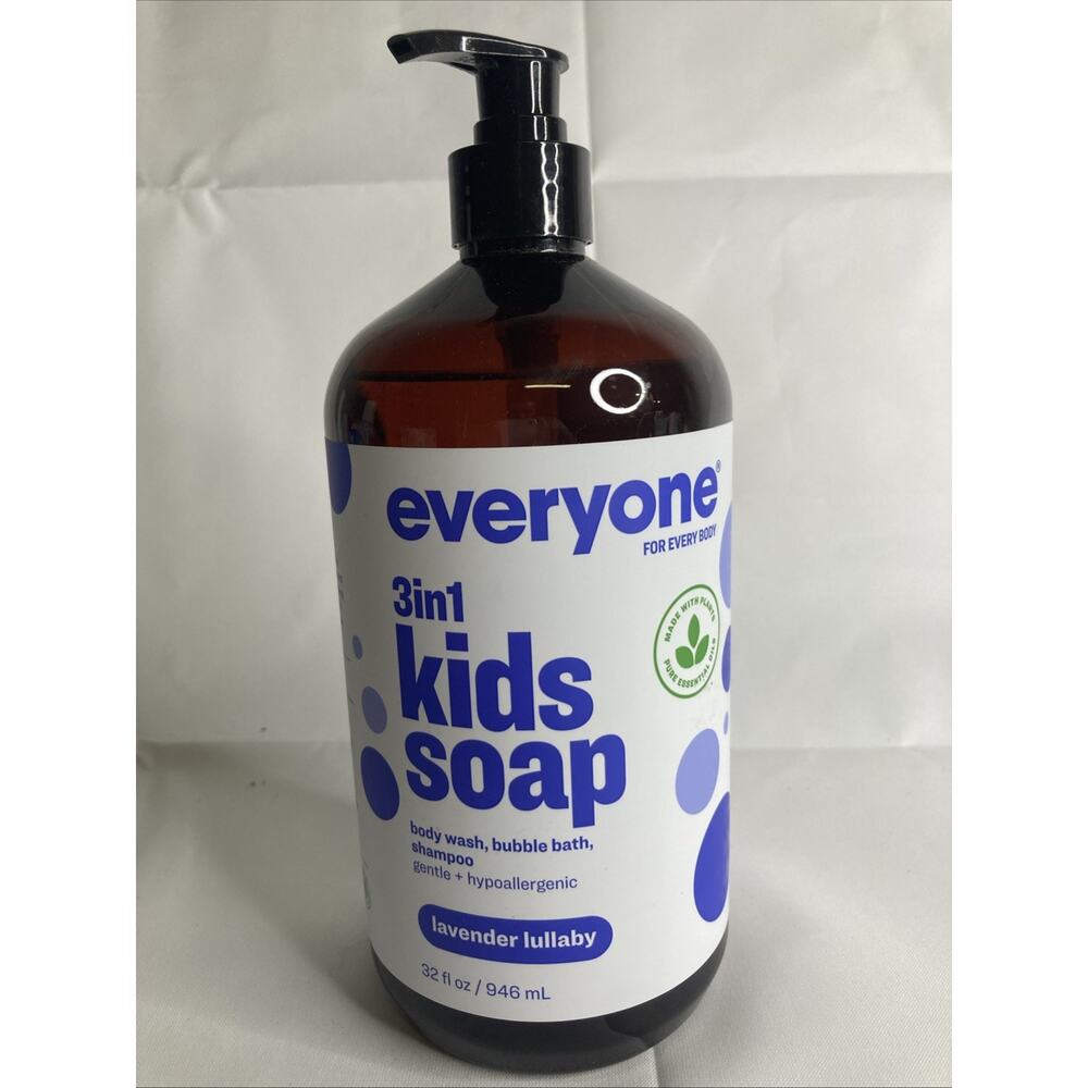 Everyone 3 In 1 Kids Soap Lavender Lullaby 32 Oz